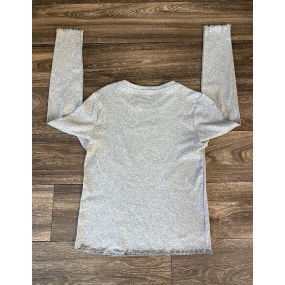 Mickey Minnie Mouse 100 Years of Wonder Disney Gray juniors LARGE Long Sleeve - Picture 4 of 7